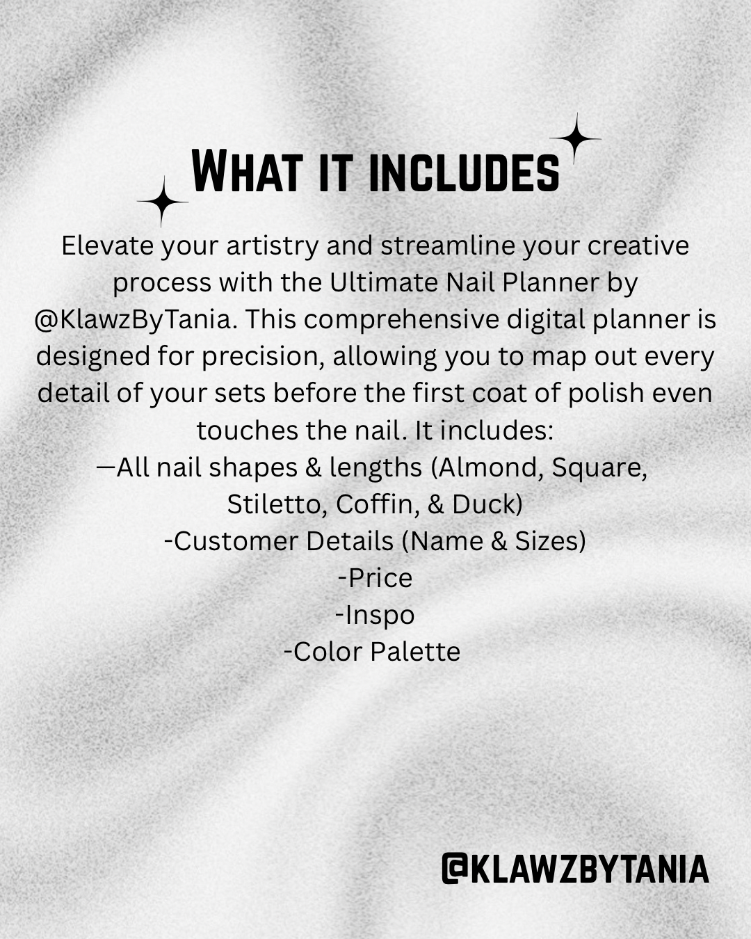 Nail Planner